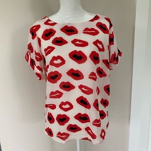 Neiman Marcus Hot Lips Blouse